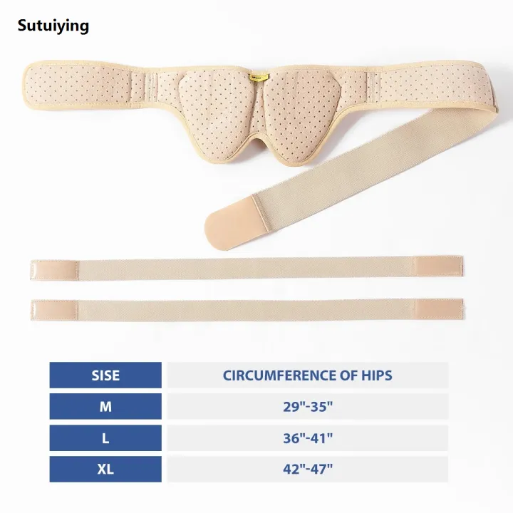 Sutuiying%20Hernia%20Belt%20Truss%20for%20Inguinal%20or%20Sports%20Hernia%20Support%20Brace%20Pain%20Relief%20Recovery%20Strap%20with%202%20Removable%20Compression%20PadsHats%20Caps%20-%20Image%203