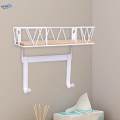 Ironing Board Holder Large Storage Rack Iron Holder Shelves for Laundry Room. 