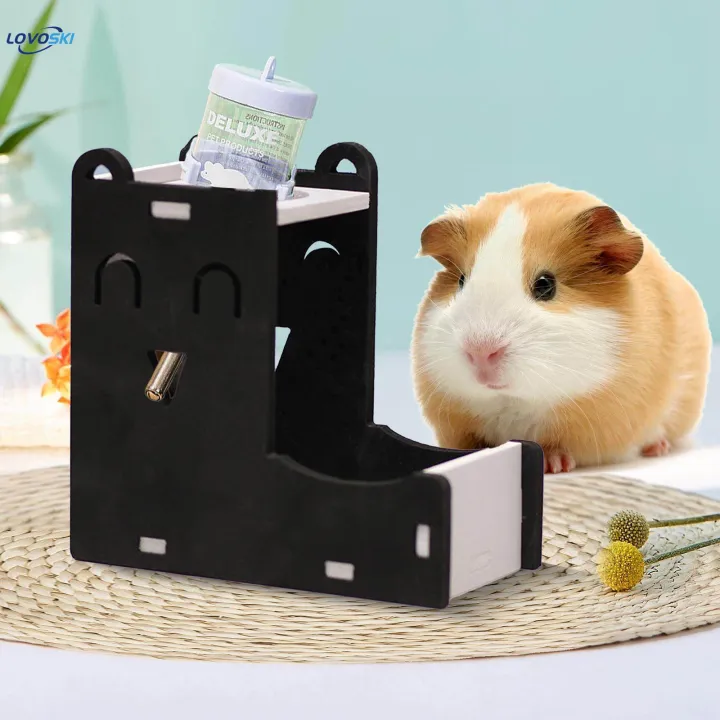Hamster%20Water%20Bottle%20Holder%20Food%20Bowls%20Household%20for%20Ferret%20Kitten%20Rabbit%20Black%20-%20Image%202