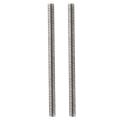 2PCS Practical 304 Stainless Steel Fully Threaded Rod Right Hand Threads M10 Long Threaded Screw 2.0mm Thread Pitch Rods Bar Studs Clamps. 