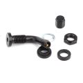 bend】 1 Rubber Straight valve/bend valve Tubeless Tyre Bicycle Auto Parts Tire Valve Accessories 5 colors. 