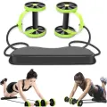 Revoflex Core Double AB Roller Exercise Equipment,Professional Ab Wheel Roller Supports,Abdominal Workout Machine. 