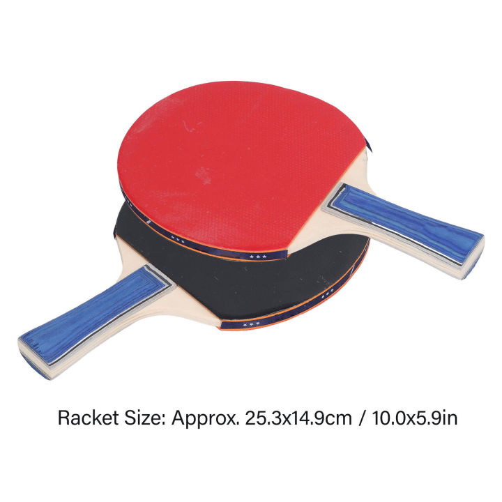 Paddle%20Sets%20Table%20Tennis%20Racket%20Double%20Sided%20Pips%20In%20Sweat%20Absorption%20Wide%20Application%20with%20Storage%20Bag%20for%20Gymnasium%20-%20Image%202