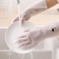 Waterproof Rubber Gloves Latex Dishwashing Gloves Kitchen Durable Cleaning Housework Chores Dishwashing Tools. 