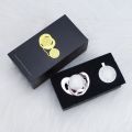 MIYOCAR silver Initial letter R elegant bling pacifier and pacifier clip BPA free bling ideal gift SGS pass LR-1. 