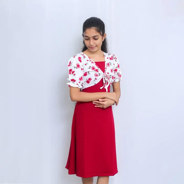 Girls'%20New%20Design%20Coat%20Frock%20-%20Image%202