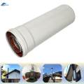Chimney Straight Pipe Flue Extension Tube Fittings Ventilation Pipe Boiler Water Heater 30cm. 