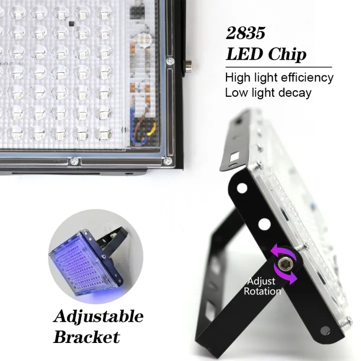 Floodlight%20Lights%2050W%20100W%20LED%20Stage%20Blacklight%20Ultraviolet%20Flood%20Effect%20for%20Halloween%20Xmas%20Dance%20DJ%20Disco%20Party%20Bar%20-%20Image%203