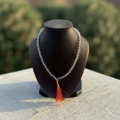 Sphatik Mala (Spadigam) Original Natural Quartz Crystal 108 Beads – For Meditation, Healing, and Positive Energy | Premium Quality by Spiritual Guru. 