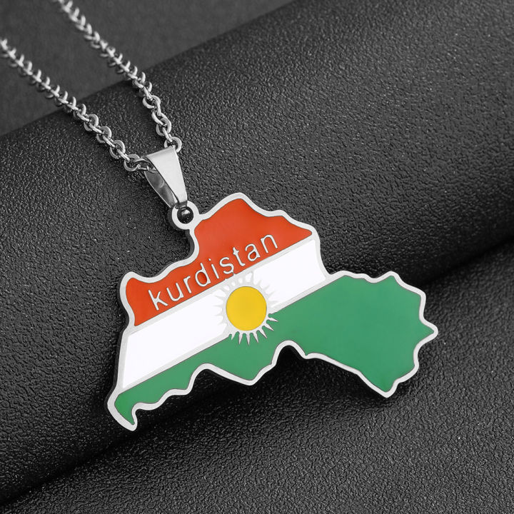 Kurdistan%20Map%20Flag%20Pendant%20Necklace%20Stainless%20Steel%20Gold%20Silver%20Color%20Men%20Women%20Country%20Map%20Jewelry%20Gift%20-%20Image%202