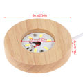 Wooden LED Light Dispaly Base Wooden Night Lamp Base LED Light Display Crystal Ball Wood Luminous Base. 