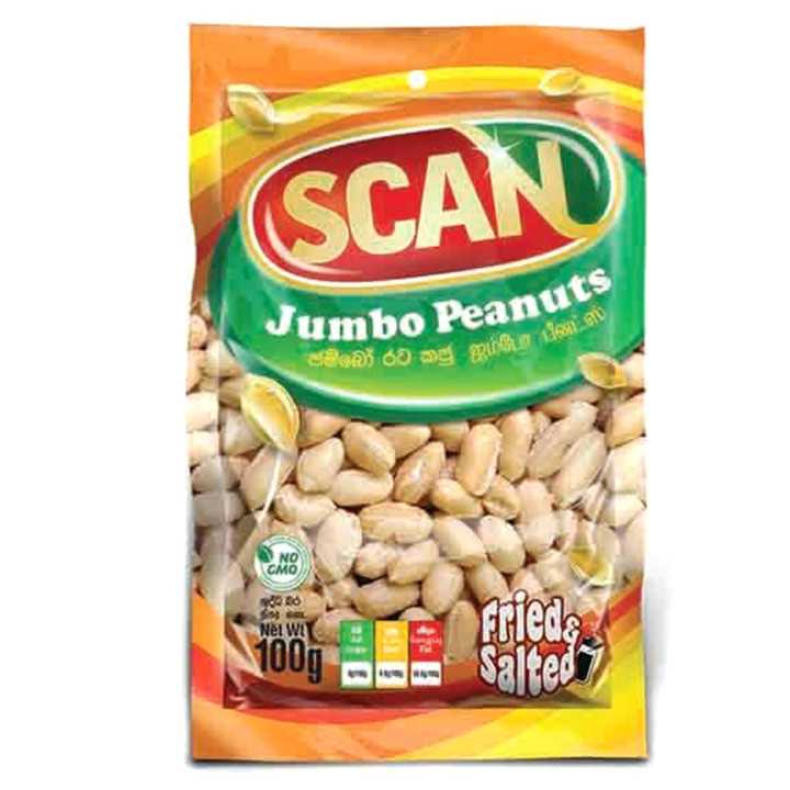 Scan Jumbo Peanuts 100g