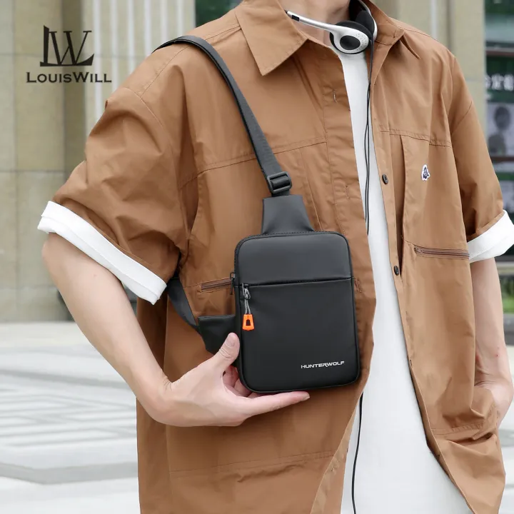 LouisWill%20Men's%20Chest%20Bag%20Casual%20Shoulder%20Bag%20Cross%20Body%20Bag%20Pouch%20Bag%20Lightweight%20Casual%20Bag%20Fashion%20Shoulder%20Bag%20Waterproof%20Casual%20Sport%20Street%20Bag%20for%20Travel%20Outdoor%20-%20Image%203