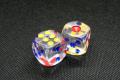 35mm Colorful Transparent Large Dice 6 Sides Board Game. 