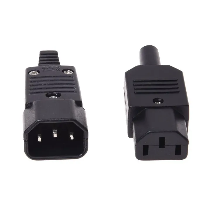 250V%2010A%20Power%20Connector%20IEC%20320%20C14%20Plug%20to%20C13%20Socket%20&%20AC%20250V%2010A%20IEC%20320%20C13%20Panel%20Mount%20Plug%20Connector%20Socket%20-%20Image%203