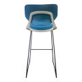HIGH BACKREST CUSHIONED COUNTER STOOL / CUSHIONED BAR STOOL. 