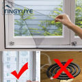 3Pcs DIY Invisible Transparent Window Insect Screen Mosquito Protection Net. 