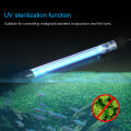 11W UV Light aquarium light Sterilization Lamp Submersible Ultraviolet Sterilizer Water Disinfection for Aquarium Fish Tank Pond AC220-240V. 