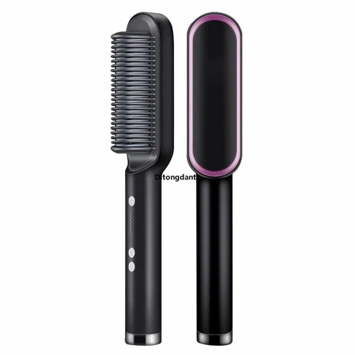 HOT%20Tool%20styling%20heating%20straight%20electric%201%20hair%20straight%20ceramic%20hot%20comb%202%20in%20hair%20brush%20negative%20ion%20fast%20-%20Image%203
