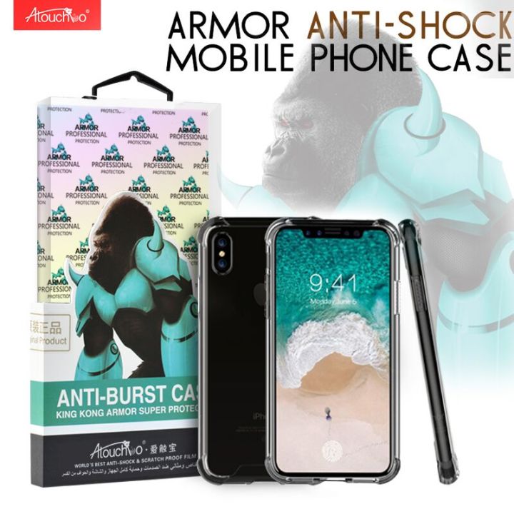 Atouchbo KingKong Armatura Anti-Shock Trasparente Custodia Per Telefono Per IPhone 11 XS MAS XR 7 8 6s Plus - Foto 6