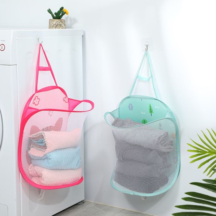 %E3%80%90WEJA%E3%80%91Wall%20Mounted%20Foldable%20Large%20Capacity%20Dirty%20Clothes%20Basket%20Laundry%20Hamper%20Cloth%20Nets%20Storage%20Organizer%20Bucket%20with%20Lanyard%20-%20Image%205