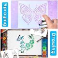 OUMERY 16Pcs Reusable Butterfly Stencils Butterfly Template Art Painting Stencils for Paint Craft Wall DIY Decor (6 x 6 Inches). 