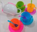 Pretend Play Tea Party Set / Toy Tea Cup Set Kids Kitchen pots. 
