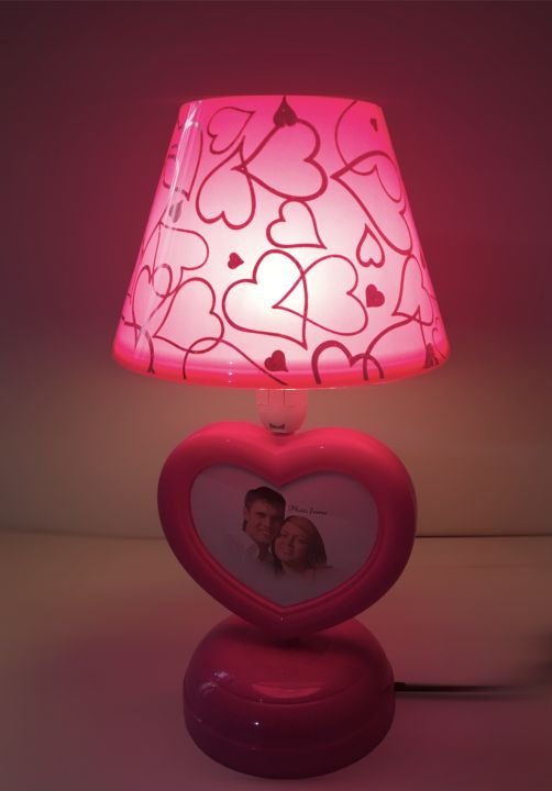 Lovely Desk Night Lamp With Photo Frame / Plug Extension Corded / On/Off Switch Wire / The Best Gifts This Desk Lamp.