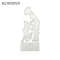 ECHIDNA Mother Day Greeting Card Cutting Dies DIY Scrapbooking Embossing Stencil Mold. 