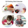 15 Pcs Oil Pastel Extender Metal Holder Crayon Holder Tool Extender Plastic Drawing Crayon Cap Crayon Pen Cap. 