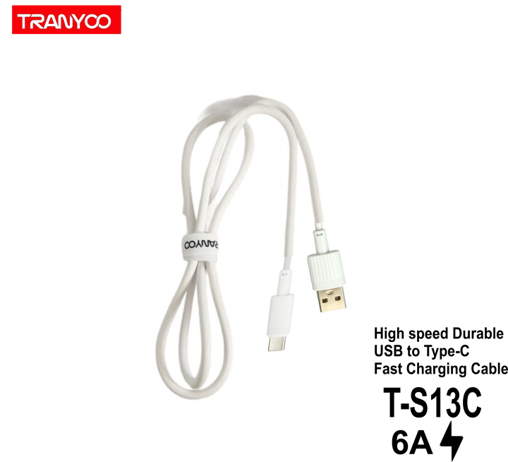 Tranyoo%20T-S13C%20High%20Speed%20Durable%20USB%20to%20Type-C%20Fast%20Charging%20Cable%20-%20Image%202