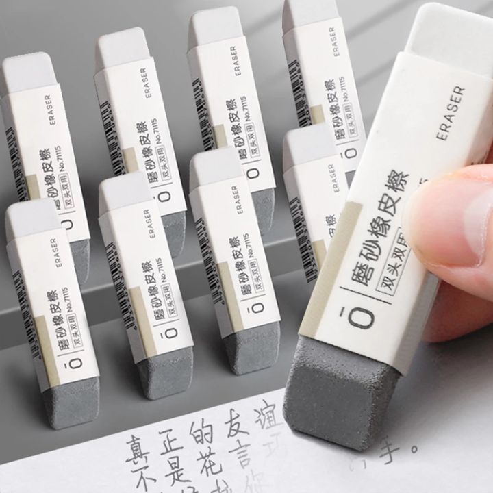 1PCS Matte Double Head Ink Remover Eraser Office School Supplies Rubber