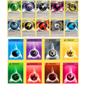 2021 Pokemon Cards 20PCS Game ENERGY Battle TAKARA TOMY Collection Shining English Trading Card Booster Box Kids Toys Children. 