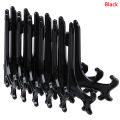 12Pcs Display Stand Easel Plate Holder Picture Photo Art Plastic Foldable
 Fullhouse. 
