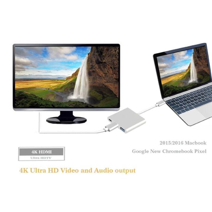 Macbook%20Usb%203.1%20Thunderbolt%203%20USB-C%20To%20HDMI%20Type%20C%20Switch%20To%20HDMI%204K%20Adapter%20Cable%203%20in1%20Cable%20Converter%20For%20Android%20-%20Image%206