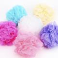Mini Soft Body Bubbles Sponge Bath Ball Nylon Scrubber Loofah Mesh Net Ball Cleaning Bath Sponge Multi-color Shower Flower. 