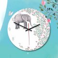 Portable Acrylic Wall Clock Silent Non Ticking  Operated Round Clock. 