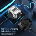 Lereach For AirPods 1 _ 2 Cover Case Grai Carbon Brazing Armor TPU+PC Cover Resistant Shockproof Full Body Protector Case. 