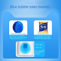Toilet Deodorizer Long-term Cleaning Toilet Cleaner Deodorization Flushing Lemon Fragrance Blue Bubble Toilet Cleaning Tool. 