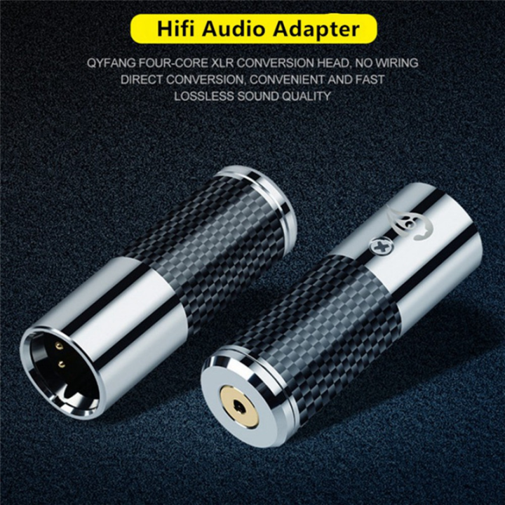 Cw Decoder Jacks Decoder 4 Pin XLR Connector to 3.5 2.5 4.4 mm Jack Plug Audio Adapter ...