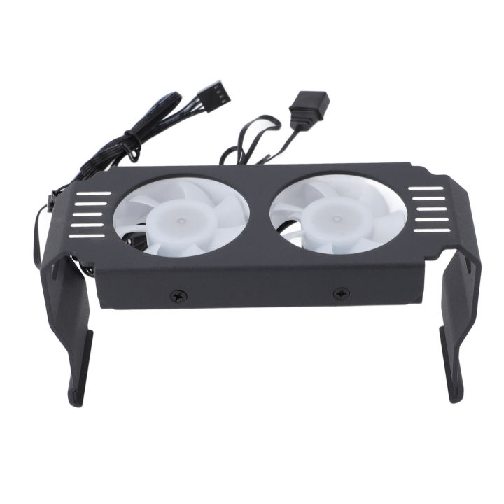 RAM-radiator Met ARGB En Dubbele Ventilator – PWM Temperatuurregeling – Compatibel Met DDR, DDR2, DDR3, DDR4 En DDR5