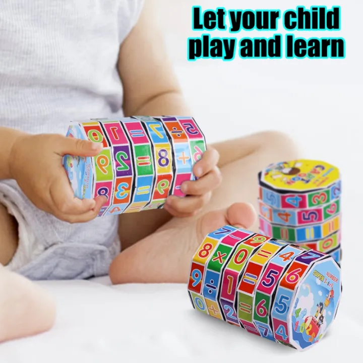 Assembling Maths Cube Plastic Gift Early Learning Teaching ...