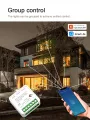 Aubess 16A Mini Smart WiFi Switch Support Smart Life/Tuya App Alexa DIY Breaker With 2-way Control Function and Automation. 