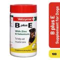 Vetzyme Dog Vitamins & Supplement (B Plus E With Zinc & Selenium 100Tablets). 