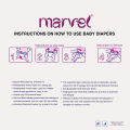 Marvel XL Baby Diapers - 96 Pcs. 