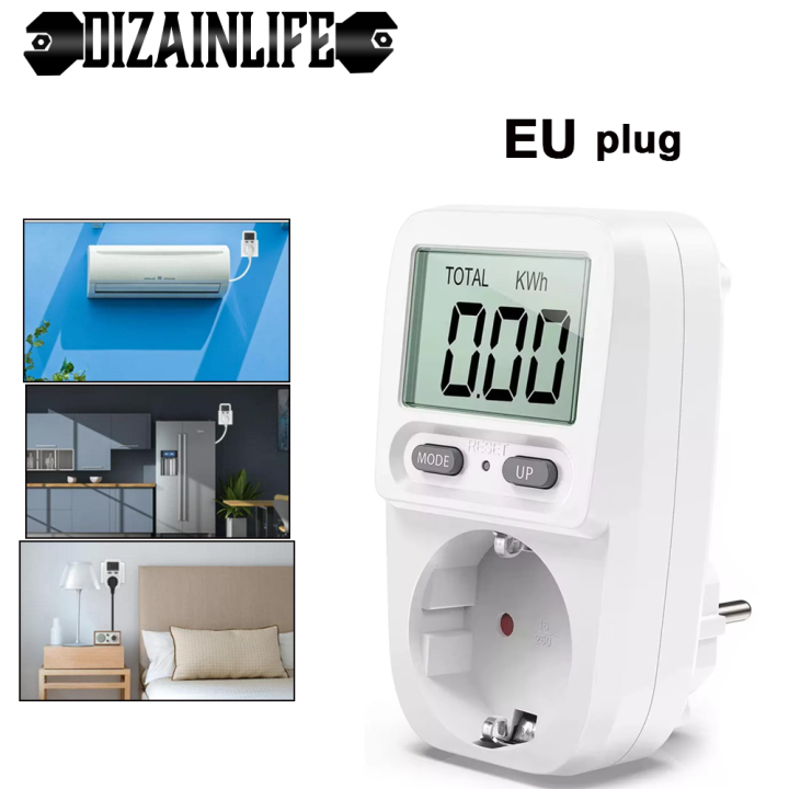 220V Electricity Power Meter Wattmeter LCD Energy Meter Socket Electric ...