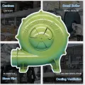 Centrifugal Electric Industrial Fan Blower - 3" / 75mm - Copper Motor. 