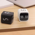 Mini Digital Productivity Cube Timer with Custom Countdown for Cooking, Fitness, Learning and Time Management. 