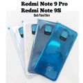 Redmi Note 9Pro, Note 9s phone back cover panel replacement spare parts. 
