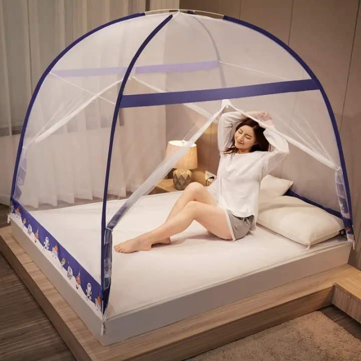 Bestenrose%20Single%20Double%20Queen%20King%20Size%20Bed%20Full%20Cover%20Foldable%20Kelambu%20Khemah%20Modern%20Stand%20Mosquito%20Net%20Tent%20Frame%20Protector%20-%20Image%206